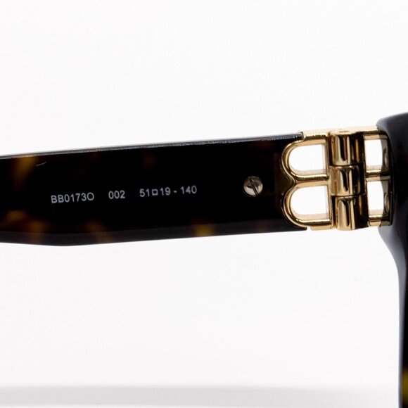 NEW BALENCIAGA EYEGLASSES BB0173O 002 ROUND HAVANA WOMEN EYEWEAR BALENCIAGA - Picture 8 of 10